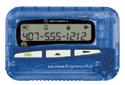 Vintage pager used for numeric text messaging before SMS